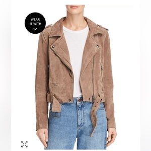 Blank NYC Suede Motto Jacket